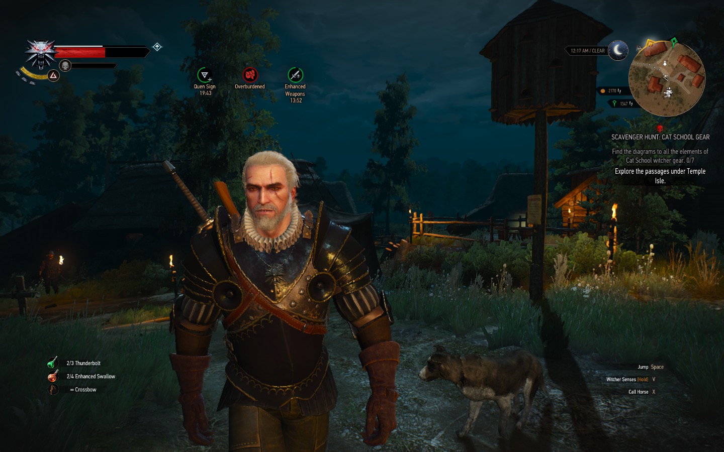 The witcher 3 wolf gear scavenger hunt фото 98