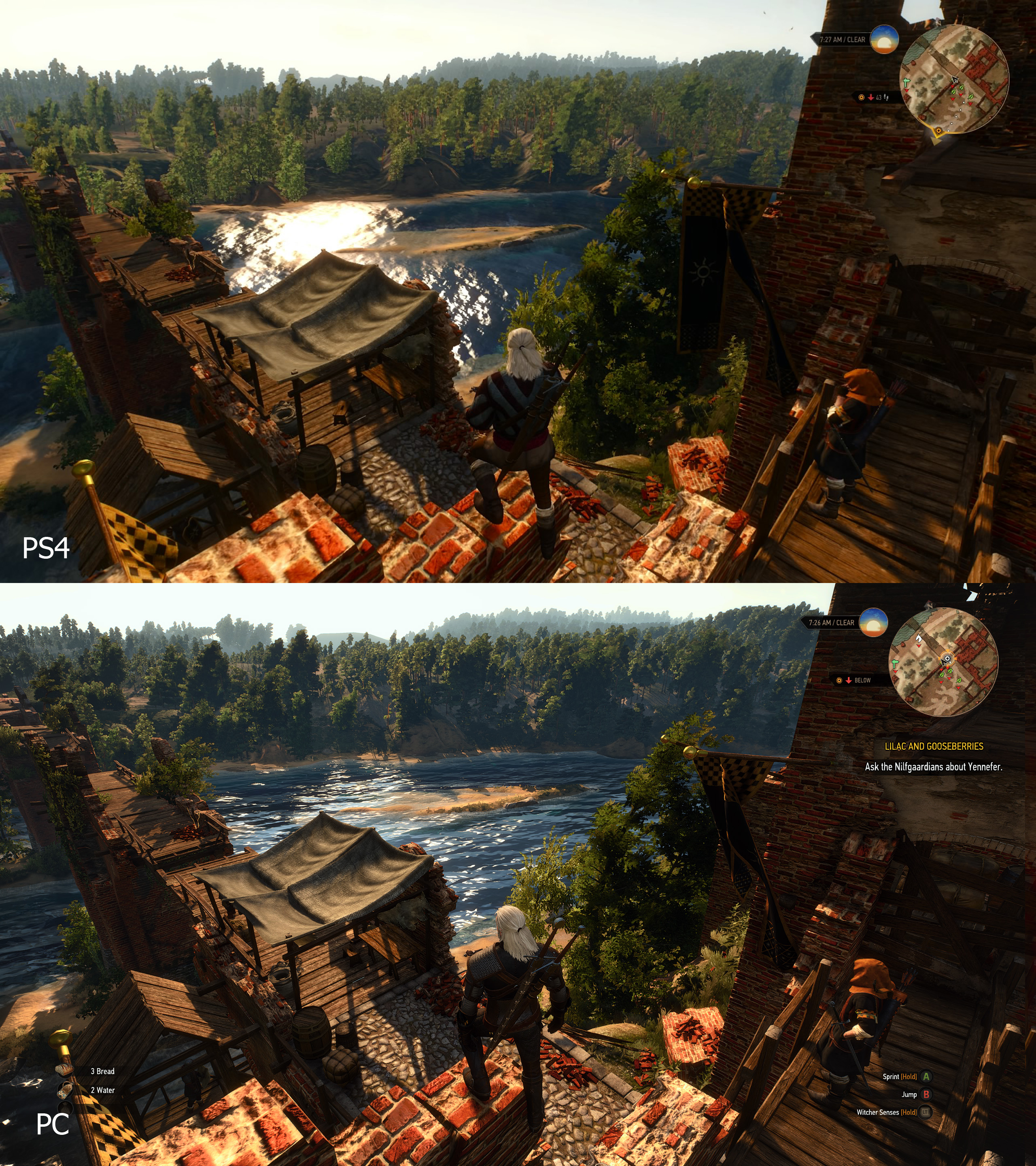 The witcher 3 one vs ps4 фото 56