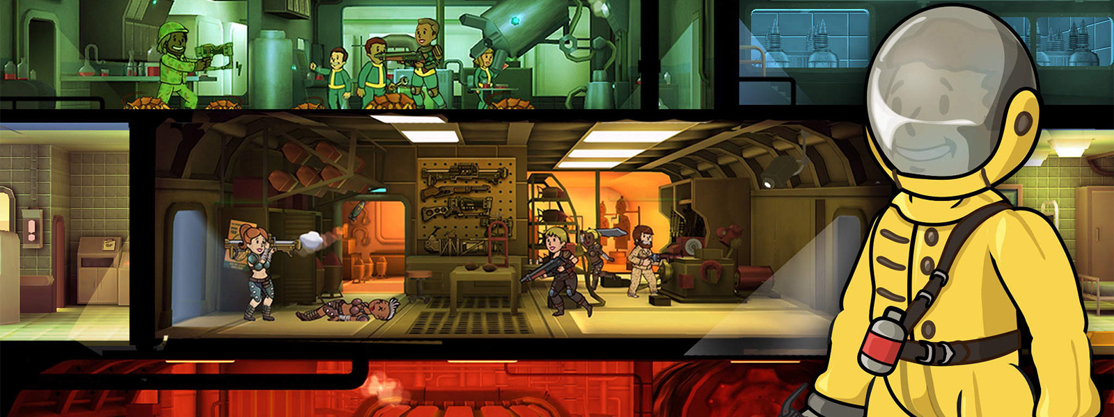 Фоллаут шелтер на андроид на русском. Fallout Shelter. Превью для Fallout Shelter. Fallout Shelter картинки. Фоллаут шелтер нападение.