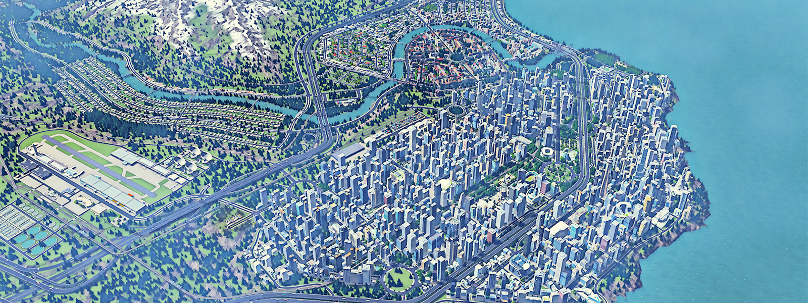 План постройки города в cities skylines