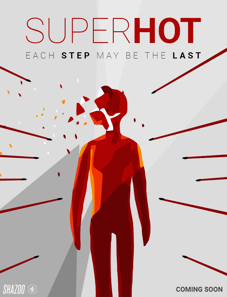 Super hot играть. Супер хот. Superhot обложка. Супер хот арт. Постер игра superhot.