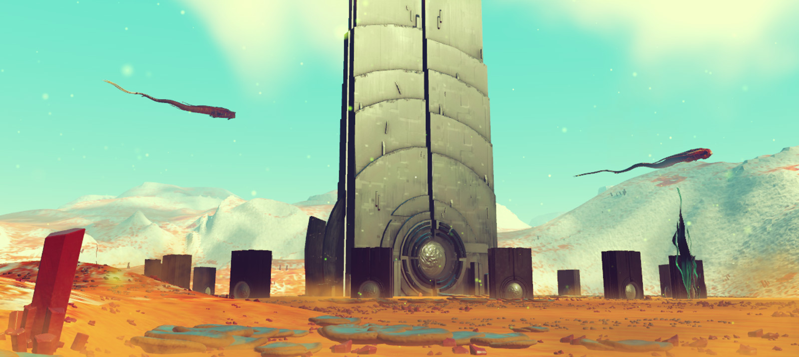 No man s sky центр. Игра no man's Sky 1920. No man's Sky Atlas Rises. No man Sky монолит. No mans Sky Обелиск атлас.