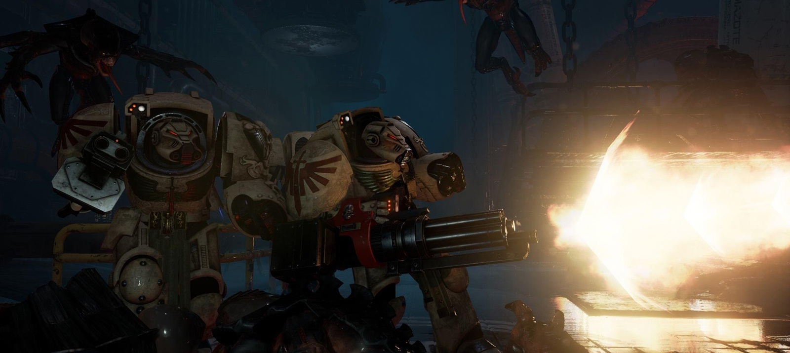 Большие пушки и монстры в трейлере Space Hulk: Deathwing - Shazoo