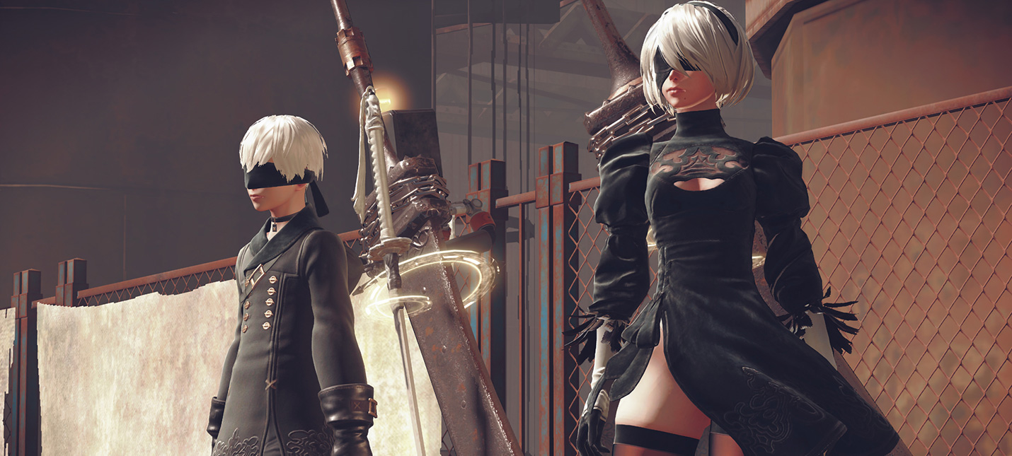 Новый геймплей NieR: Automata: локации и ловля рыбы - Shazoo