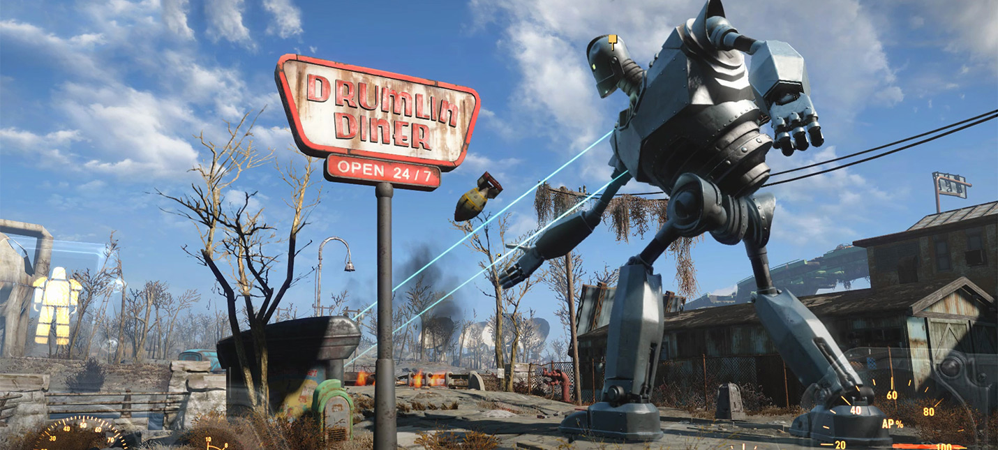 Fallout 4 робот гигант фото 15
