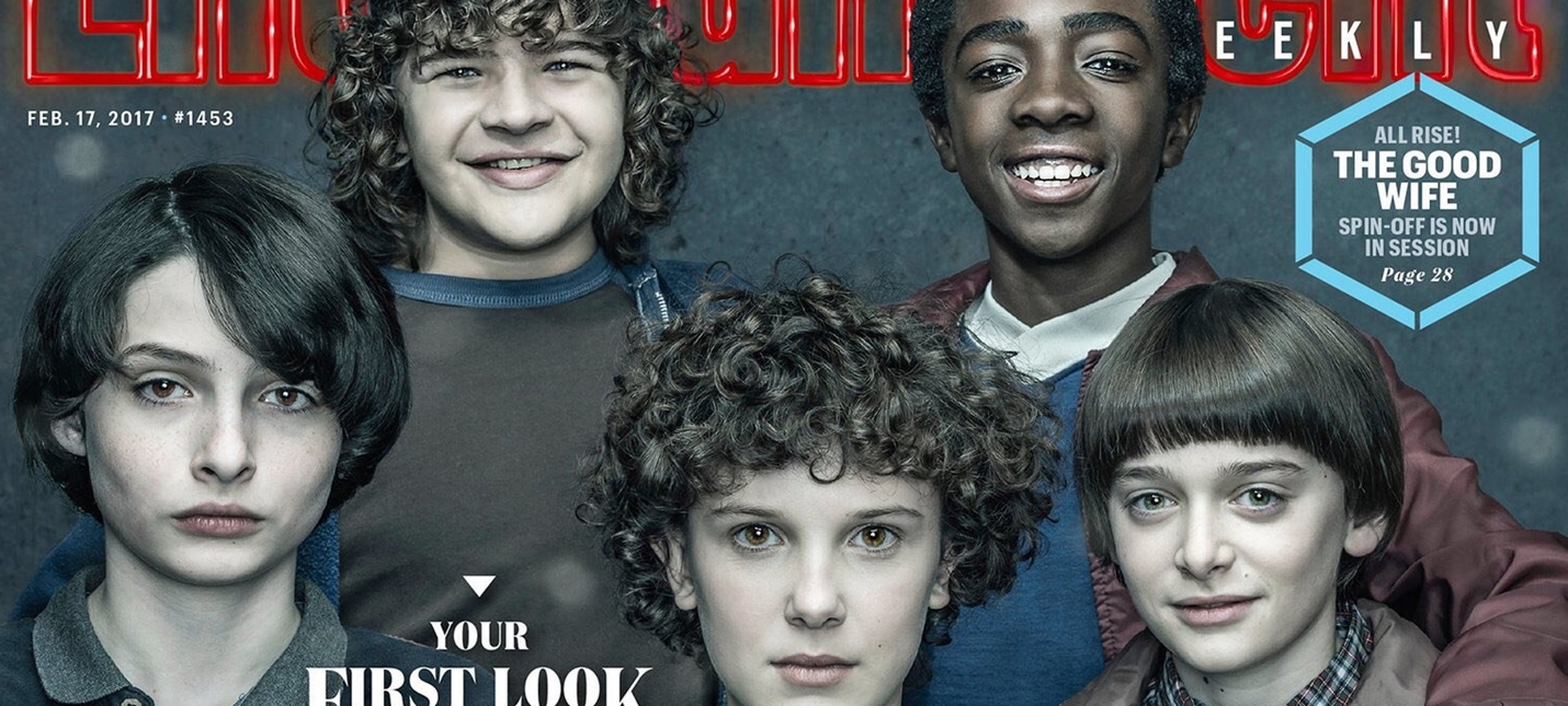 Герои Stranger Things на обложке нового выпуска Entertainment Weekly -  Shazoo