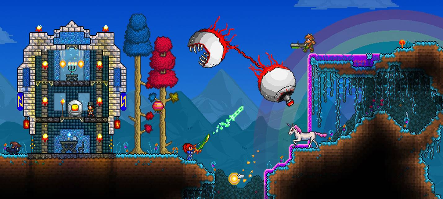 Двадцать с половиной миллионов проданных копий Terraria за шесть лет -  Shazoo