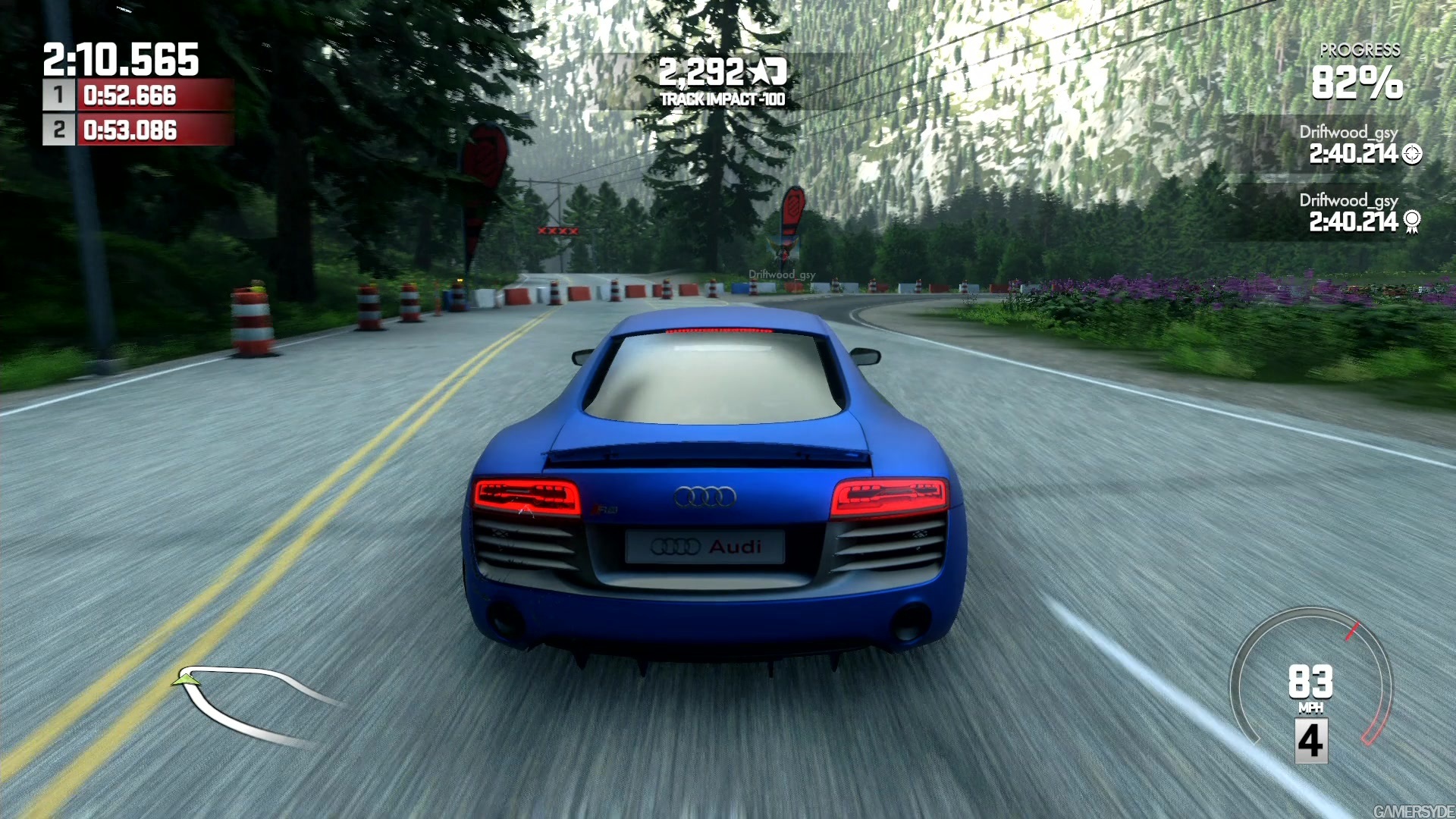 Audi r8 DRIVECLUB