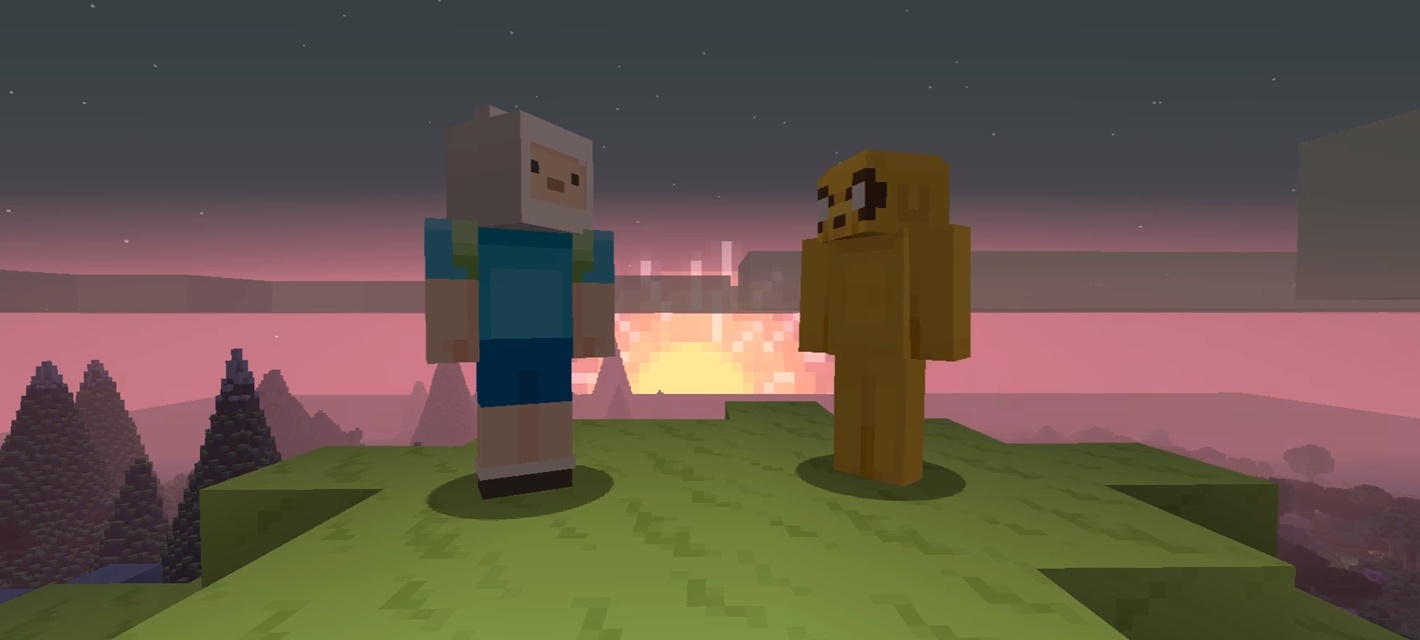 Скин время. Скин время приключений. Adventure time Minecraft DLC. Adventure time Minecraft Skin.