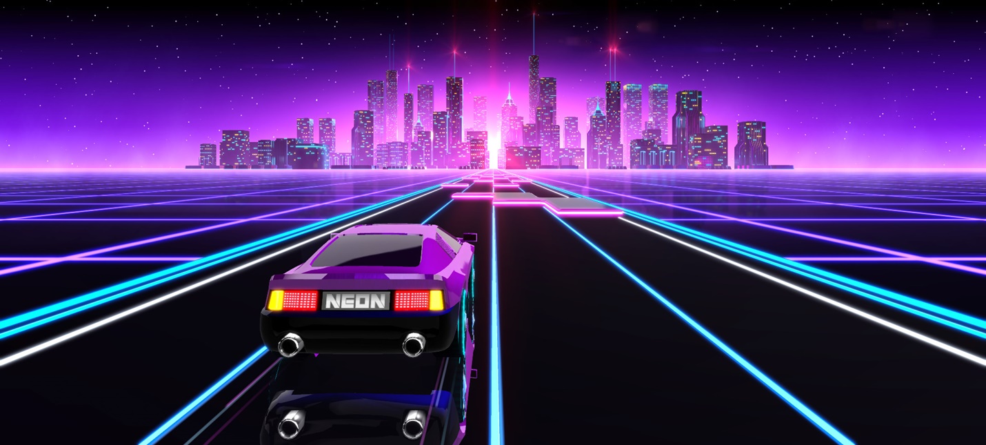 Футуристическая аркадная гонка Neon Drive выйдет на PlayStation 4 - Shazoo