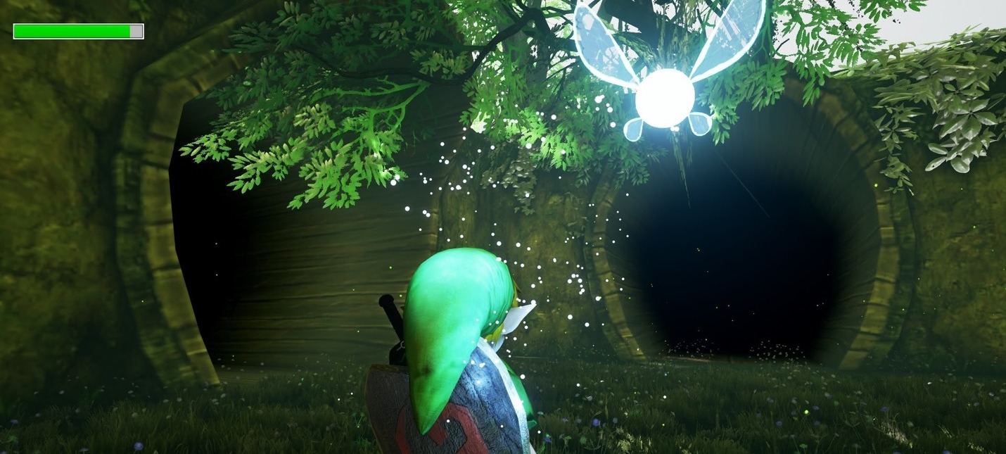 Магический лес из Ocarina of Time на движке Unreal Engine 4 - Shazoo