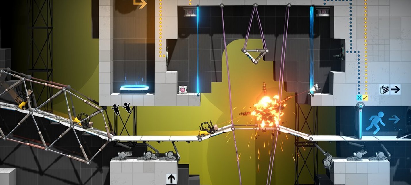 Первые скриншоты Bridge Constructor Portal - Shazoo