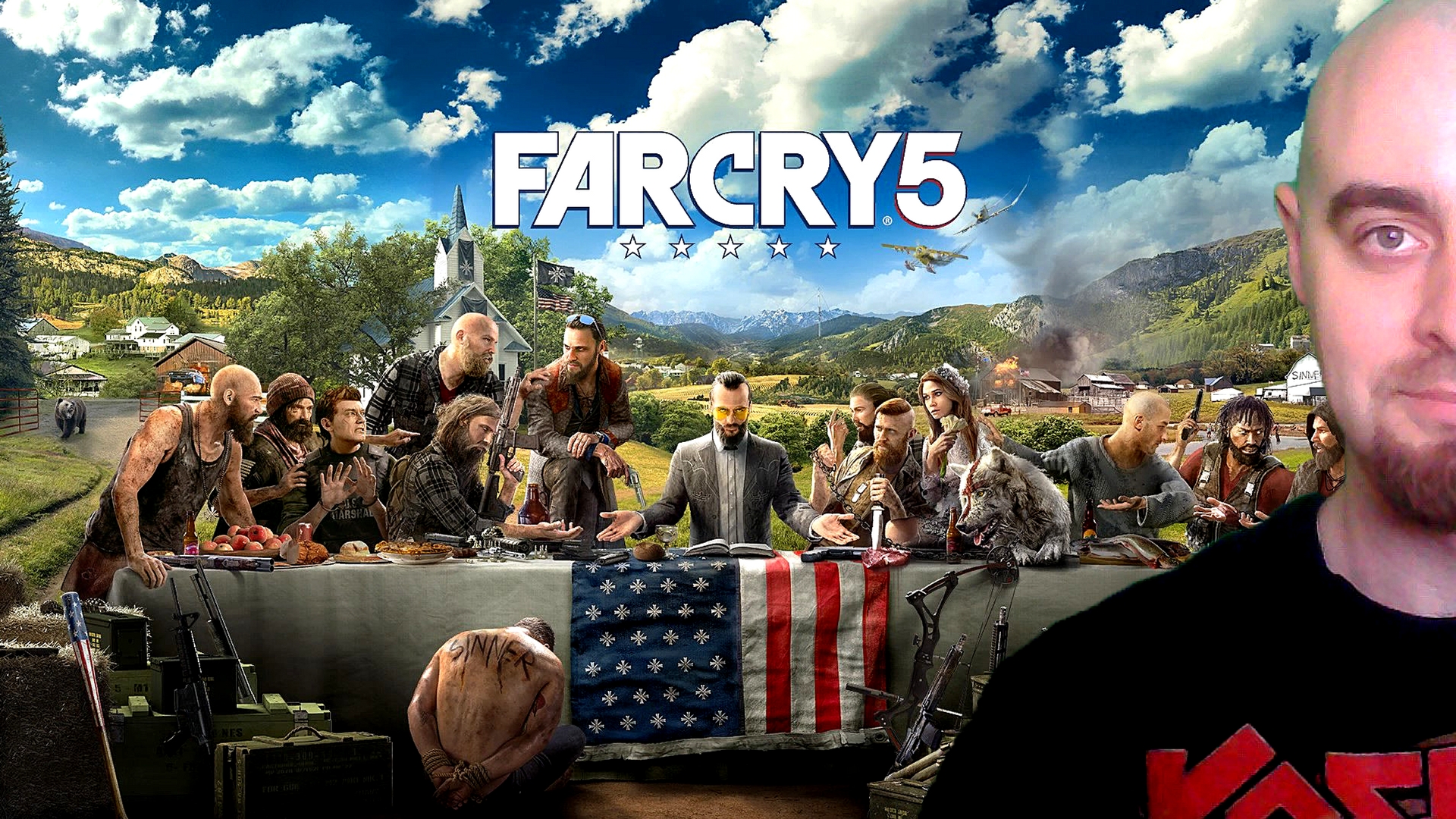 5 немного. Far Cry 5 Постер. Тайная вечеря фар край 5. Вера СИД. Far Cry 5 обои Вера.