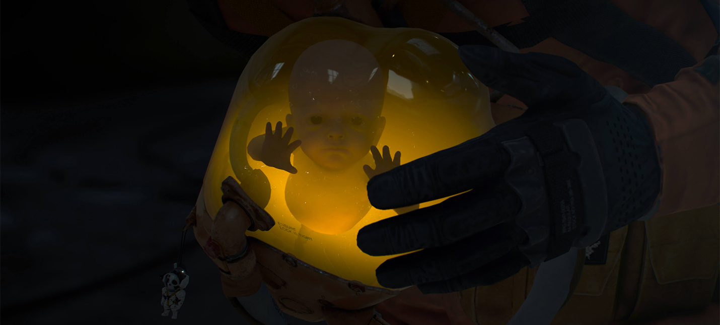 Кодзима показал фигурку младенца в емкости из Death Stranding — с подсветкой