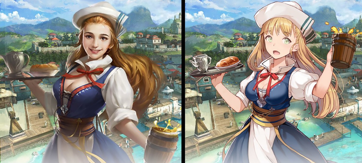 Китайские разработчики поменяли арты персонажей игры ради геймеров из Японии