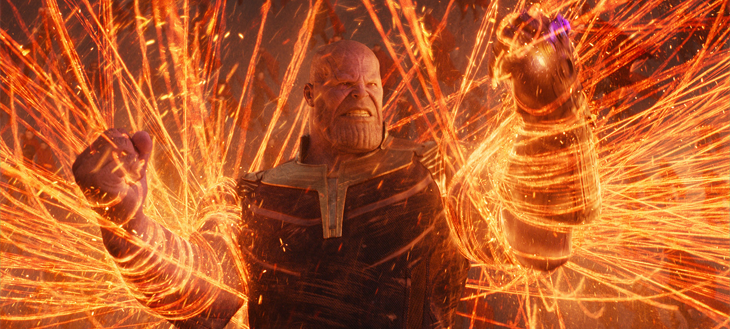 Концепт-арт "Войны Бесконечности" показал сцену сражения Таноса с Доктором Стрэнджем
