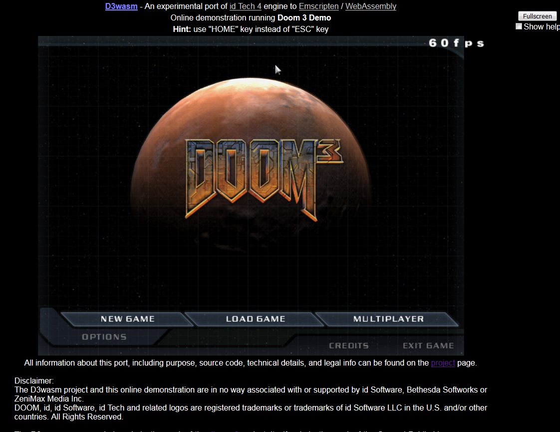 Doom 3 перенесли в браузер - Shazoo