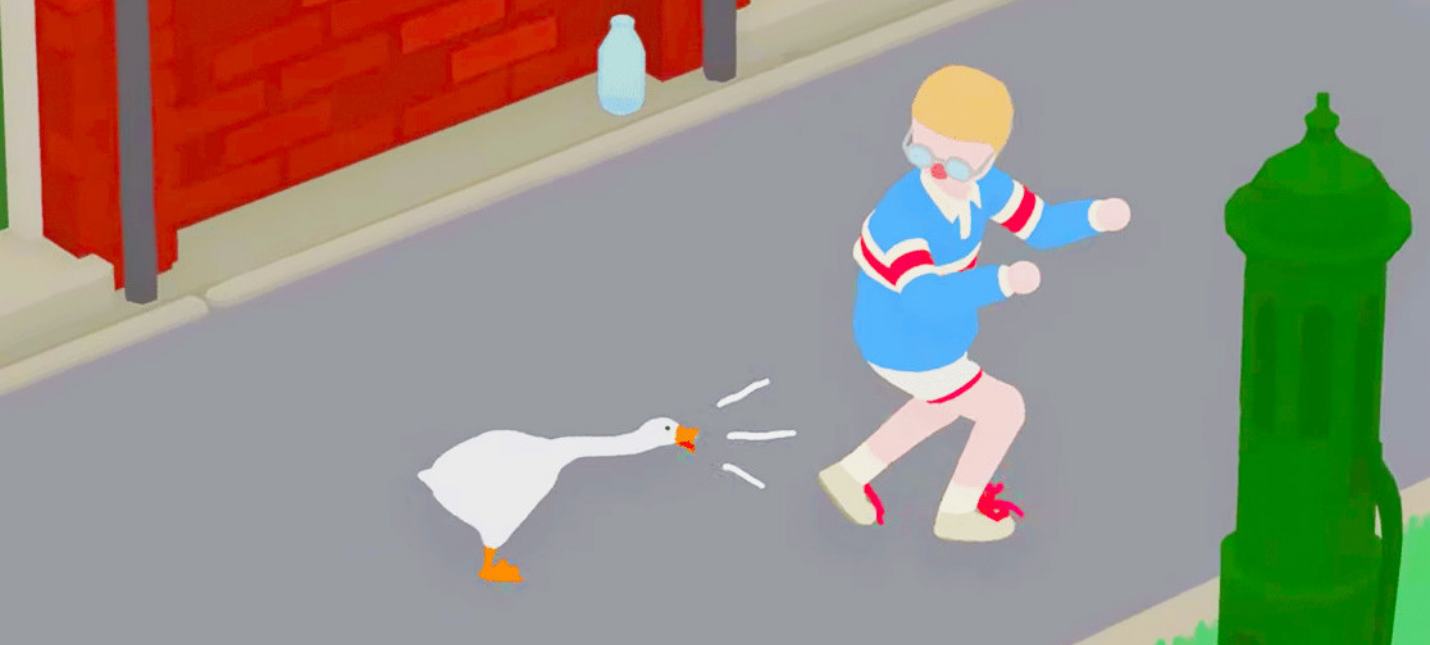 Как будет выглядеть свалка в Untitled Goose Game, если ограбить всю деревню  - Shazoo