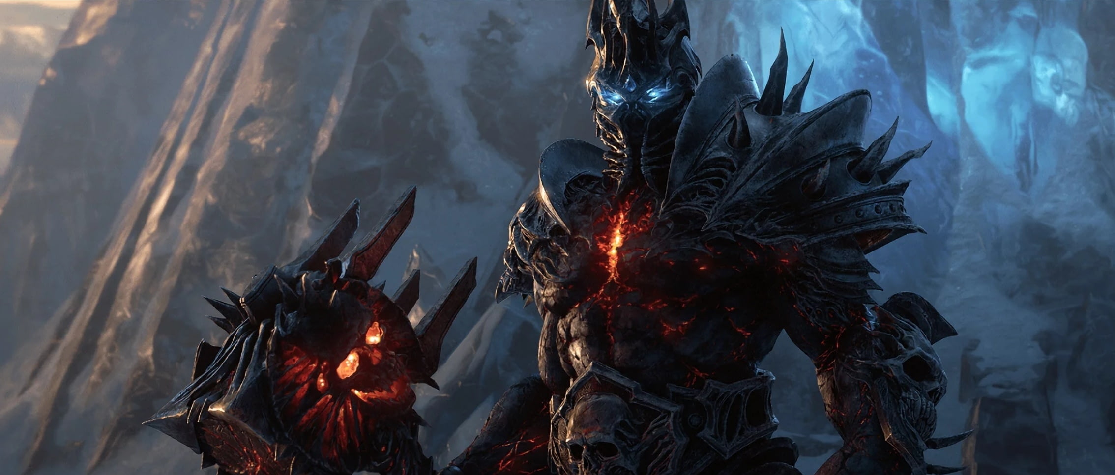 Король-лич на арте Shadowlands для World of Warcraft