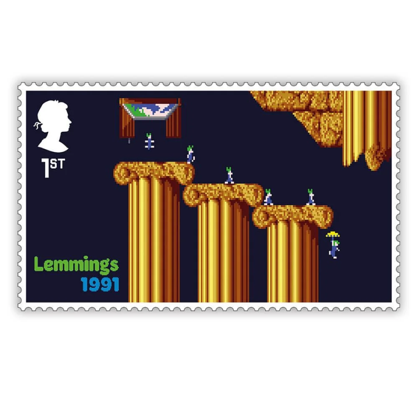В Великобритании вышли почтовые марки с классическими британскими видеоиграми