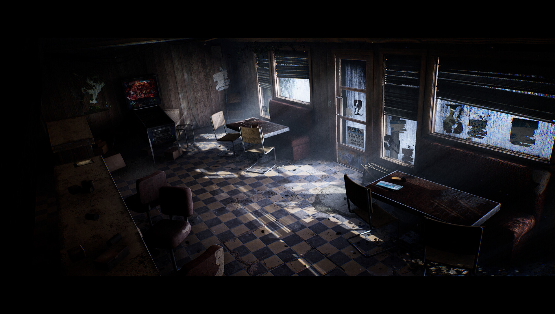 Художник воссоздал кафе из Silent Hill на Unreal Engine 4