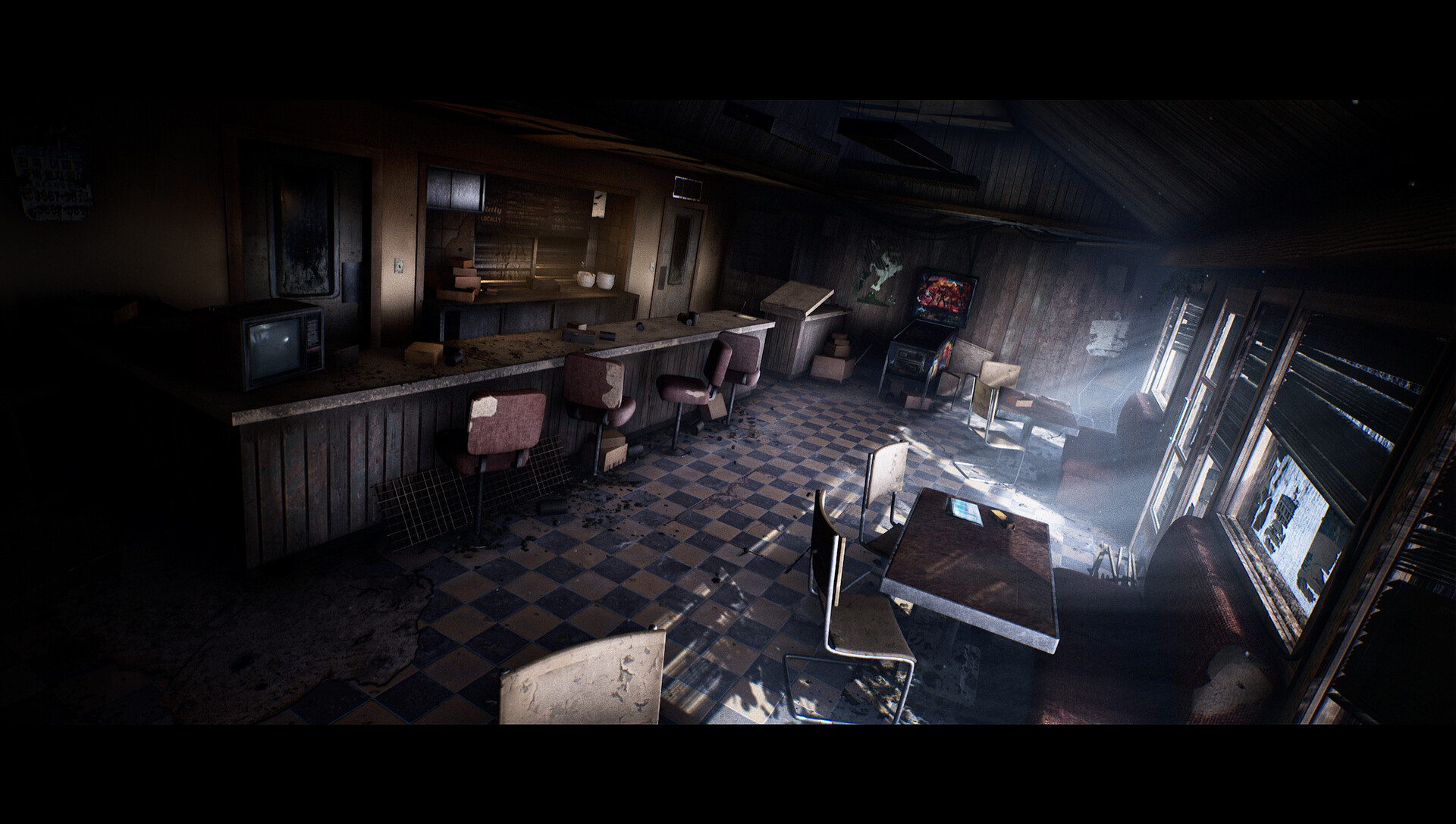 Художник воссоздал кафе из Silent Hill на Unreal Engine 4