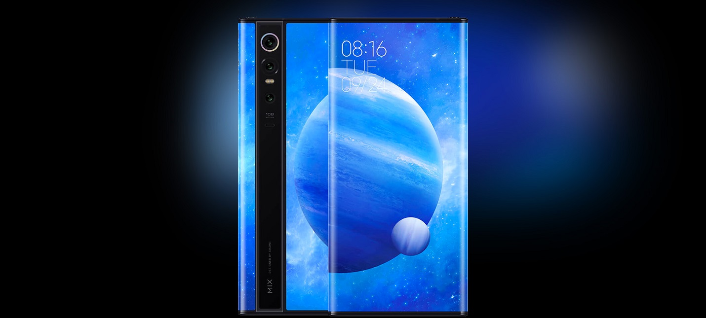 Xiaomi запатентовала два новых смартфона с обернутыми экранами