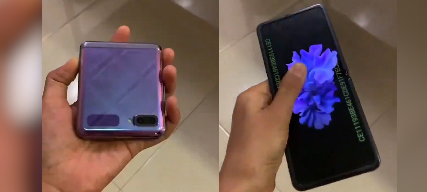 Раскладушку Samsung Galaxy Z Flip показали на видео