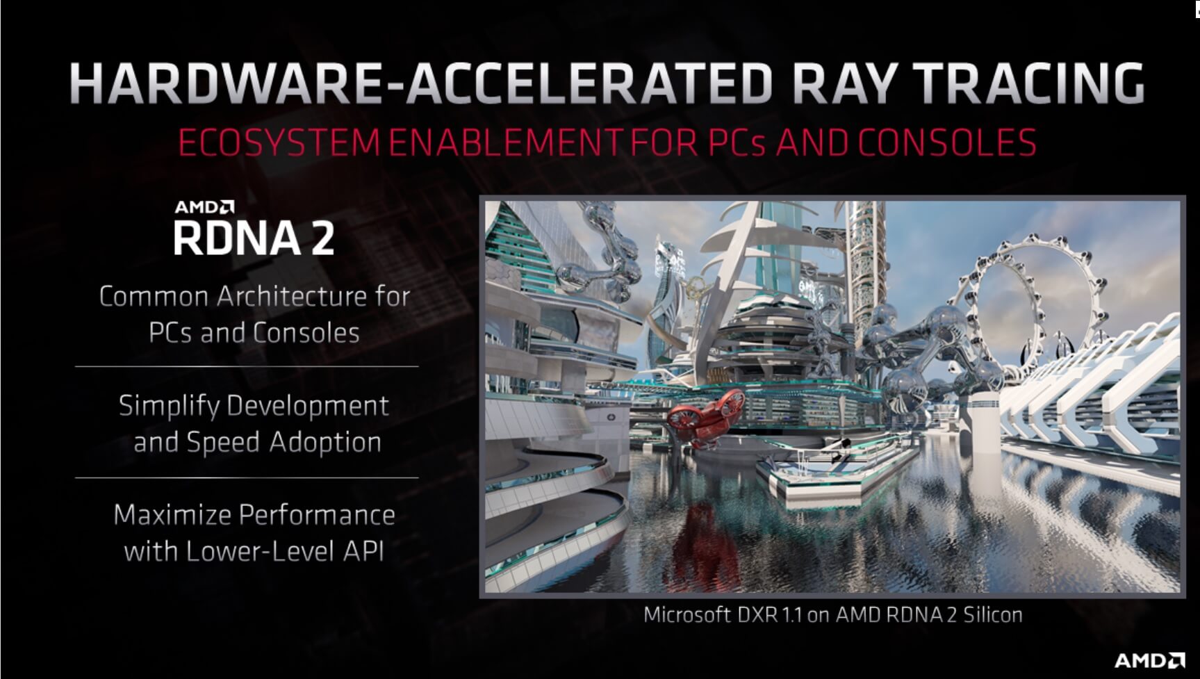 AMD рассказала подробнее про видеокарты на базе RDNA 2