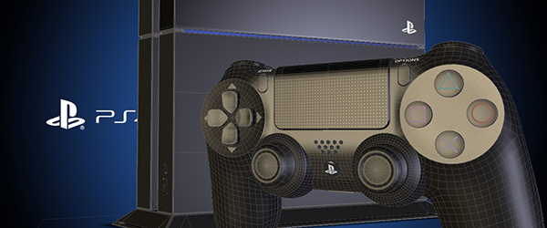 Интерактивная 3D модель PS4 - Shazoo