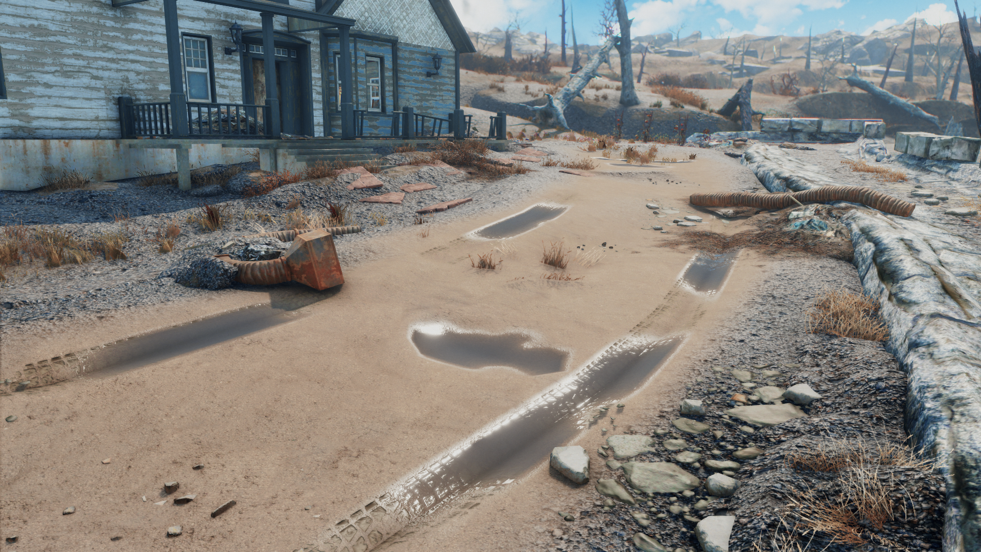 Fallout 4 идеальные текстуры ландшафта фото 15