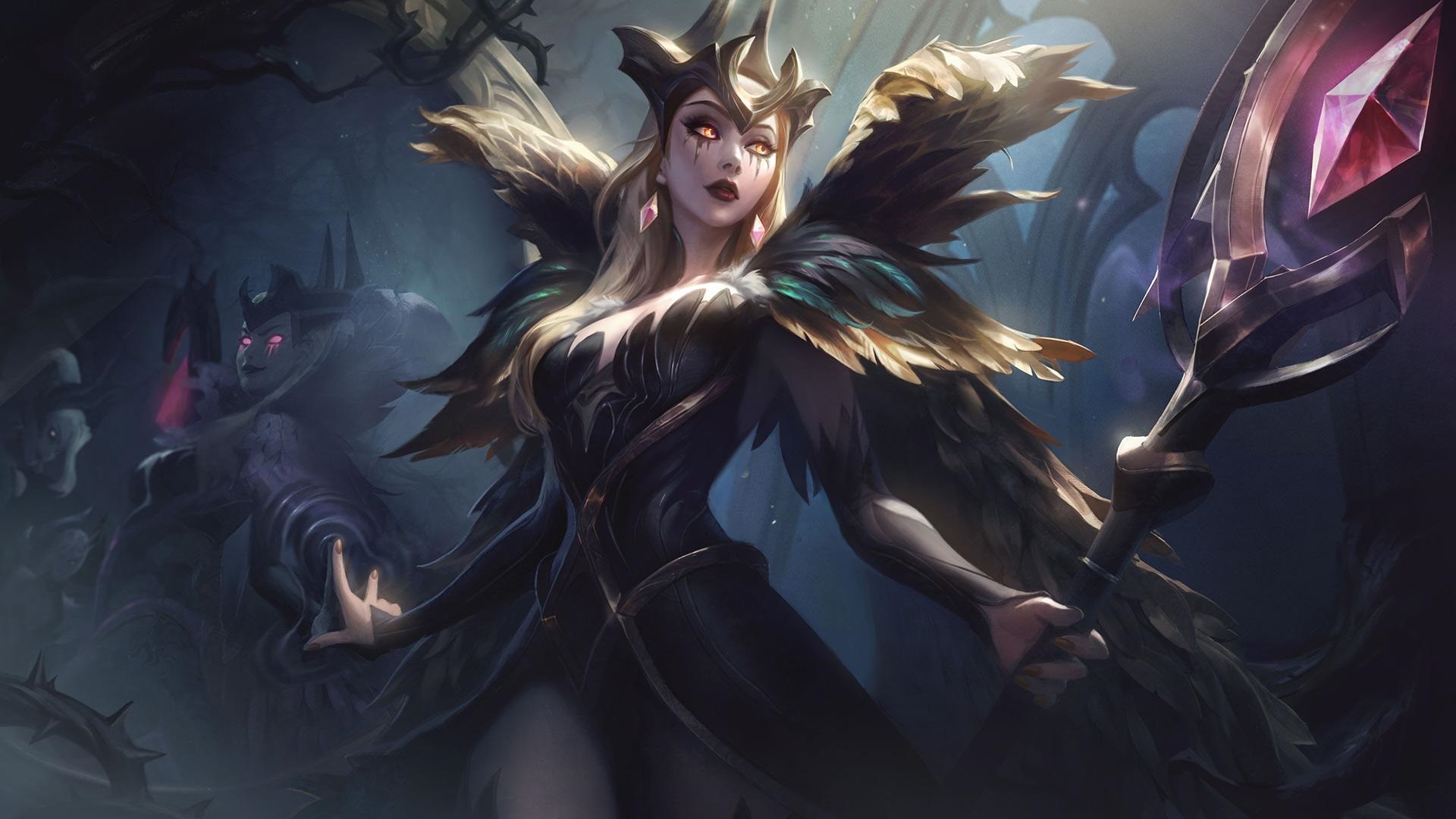 Верховные ведьмы Зайра, Ле Блан и Моргана — новые образы героев League of Legends