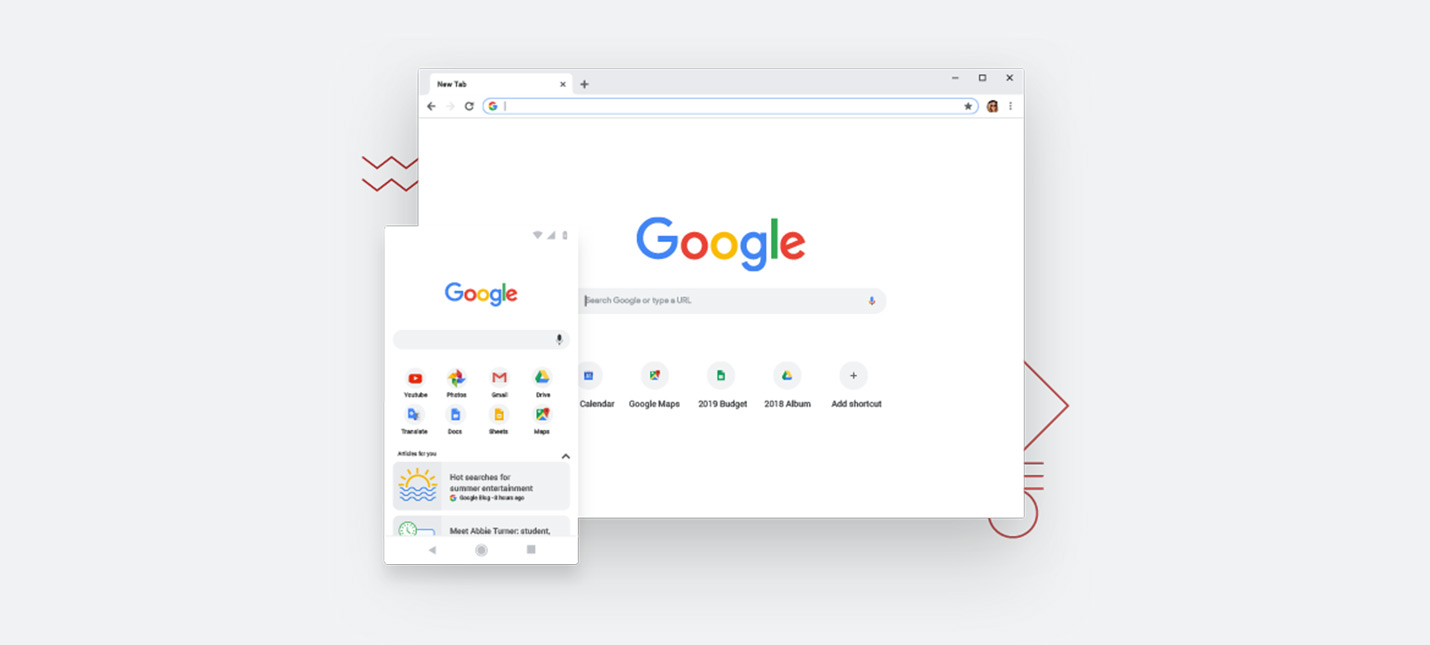 Группирование вкладок Chrome