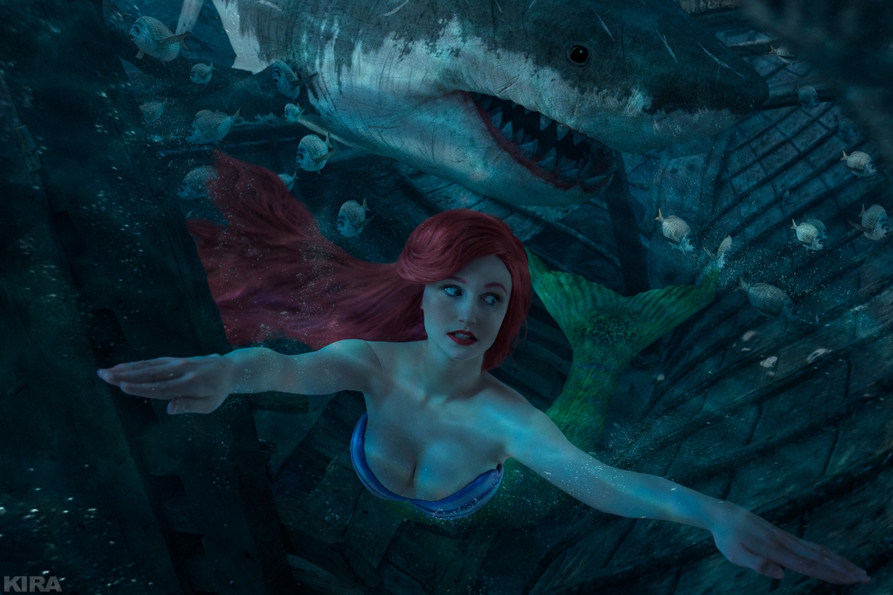 Включи вампиров и русалок. Русалочка / the little Mermaid (2023). Little Mermaid Ariel косплей Claire Sea.