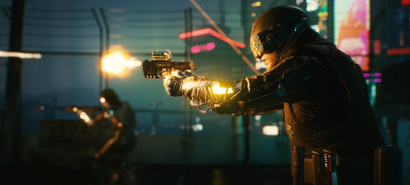 стрельба с двух рук cyberpunk фото 2