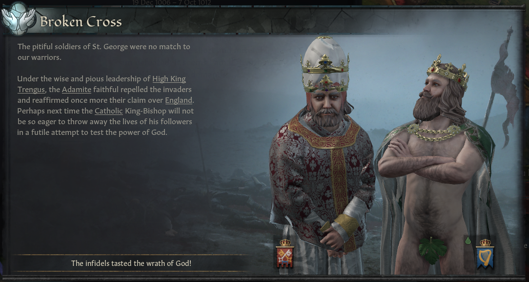 Несмотря на недавний релиз, для Crusader Kings 3 уже доступен мод. 