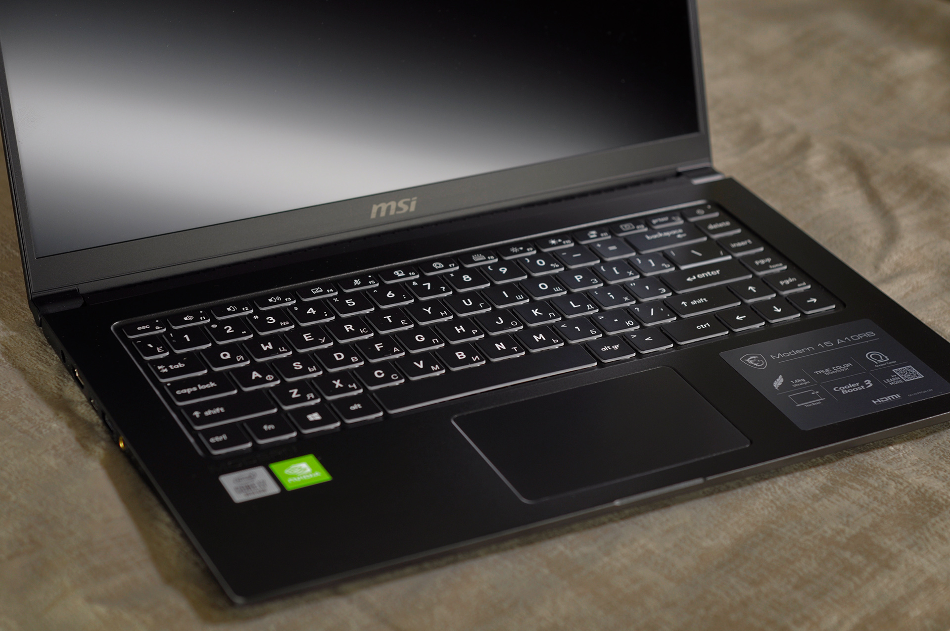 Обзор ноутбука MSI Modern 15 A10RB — бюджетное решение для работы
