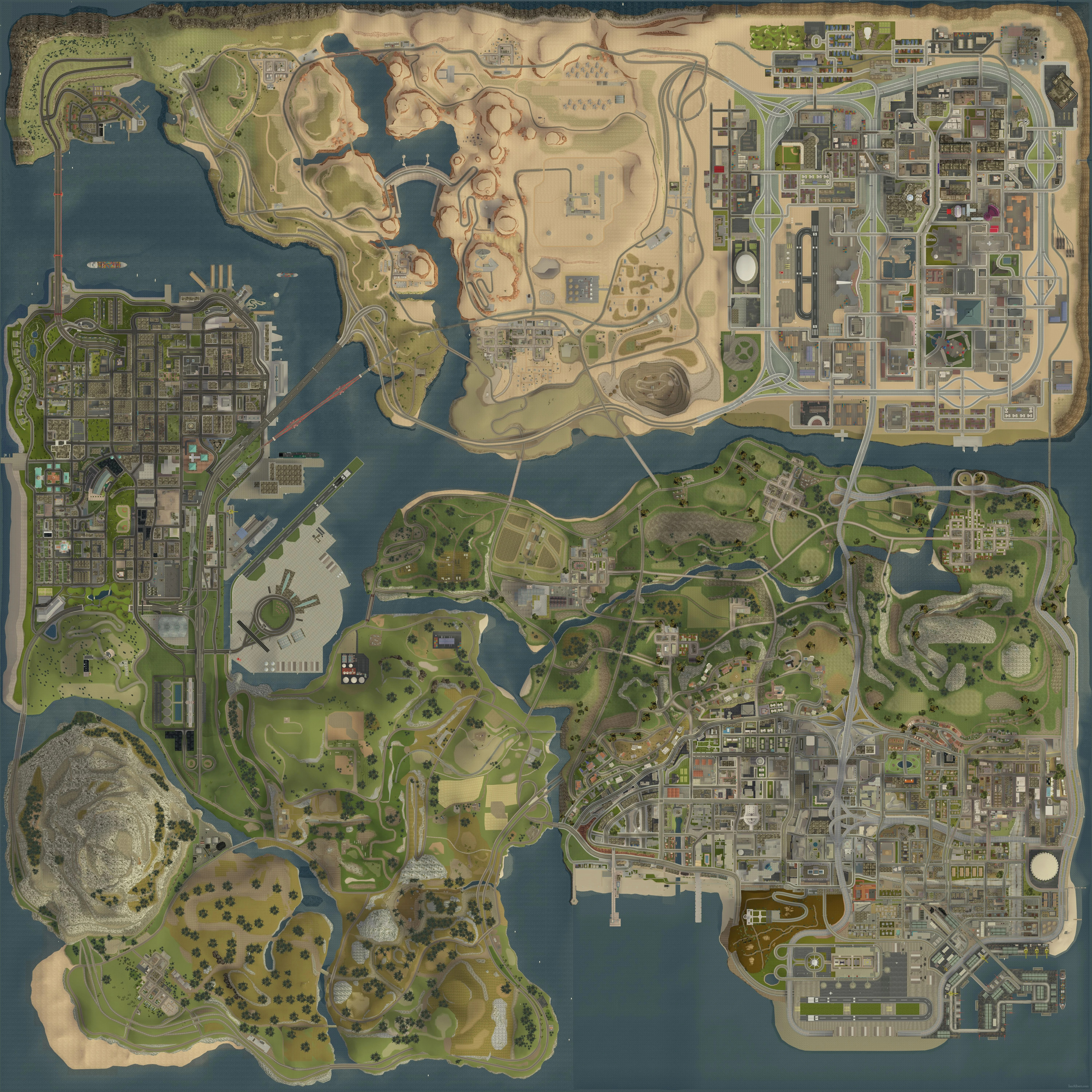 5 локаций на карте GTA San Andreas, основанные на реальной жизни