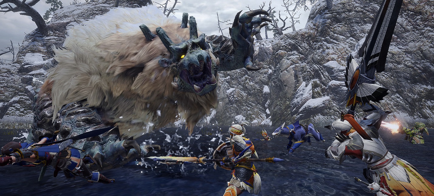 Охота на Госс Харага в новом ролике Monster Hunter Rise