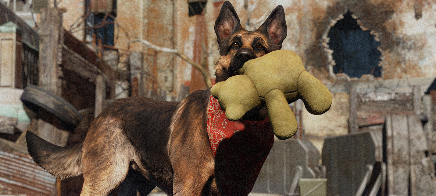 Fallout 4 good boy dogmeat фото 9