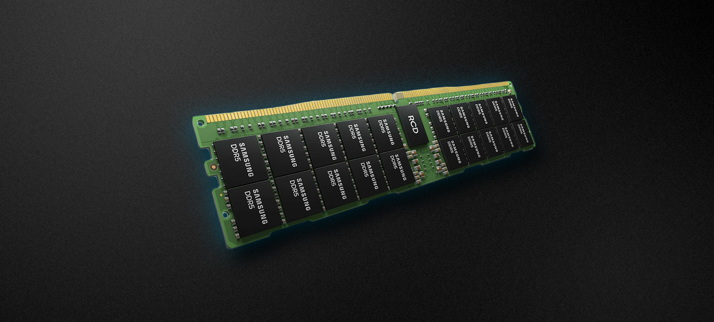Новые чипы памяти DDR5 от Samsung позволят увеличить емкость одной планки до 768 ГБ