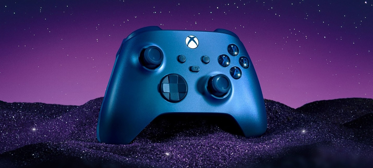 Microsoft анонсировала синий контроллер для Xbox с мерцающим эффектом