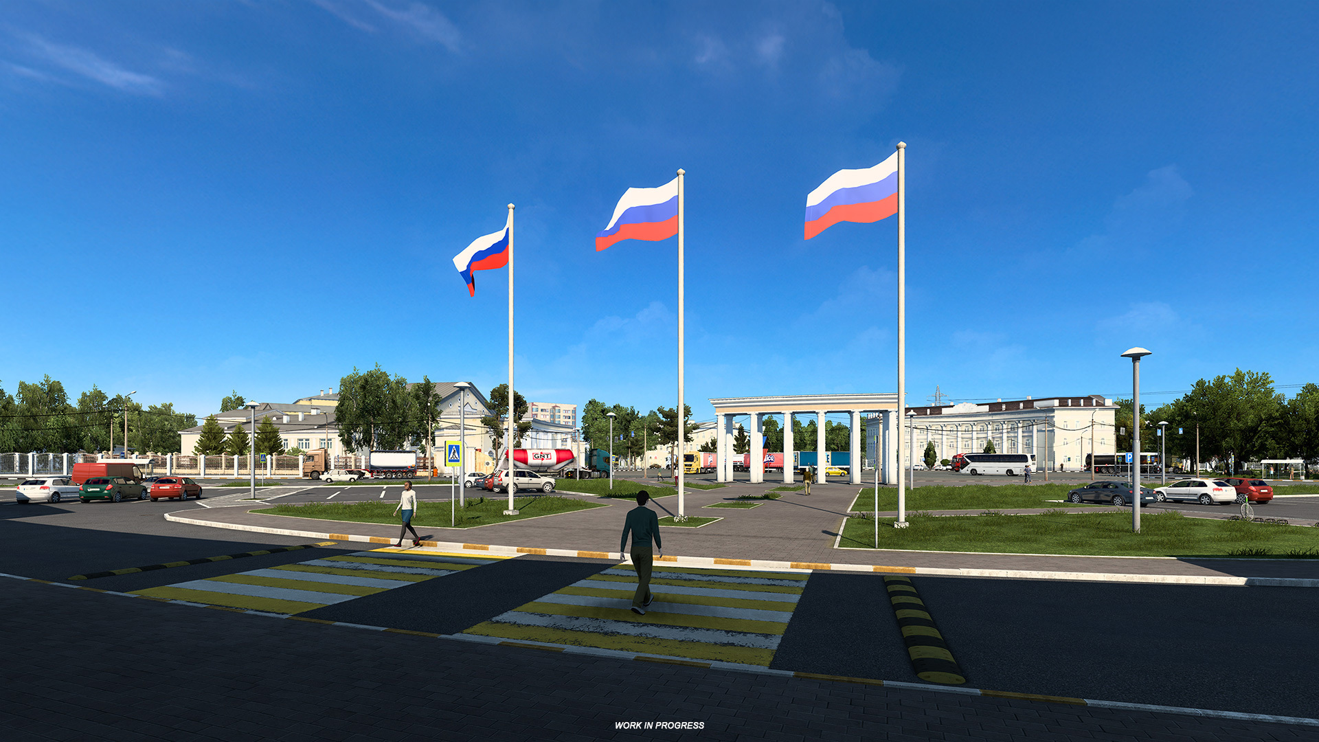 Очень много скриншотов дополнения "Сердце России"  для Euro Truck Simulator 2