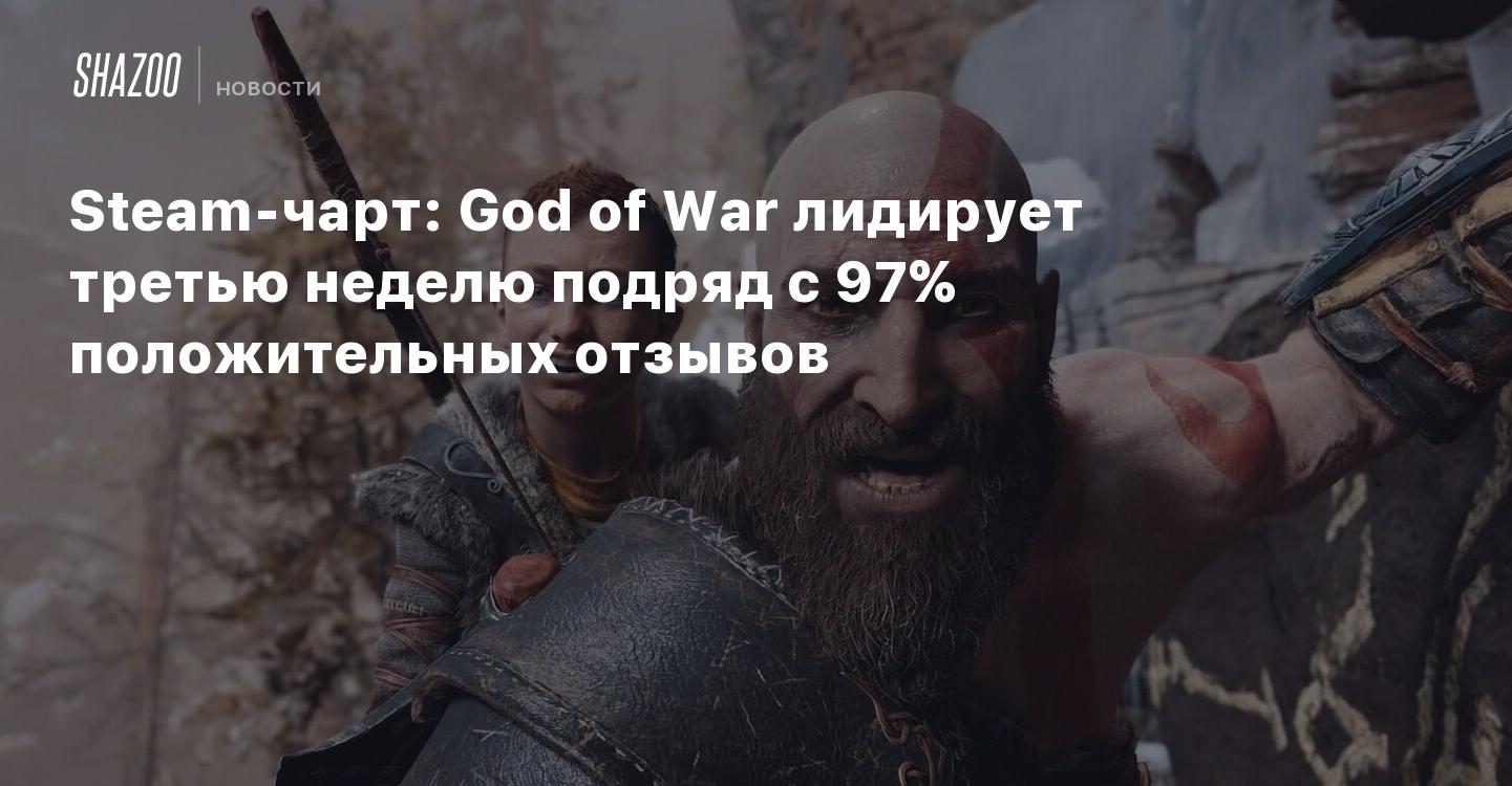 Steam-чарт: God of War лидирует третью неделю подряд с 97% положительных  отзывов - Shazoo