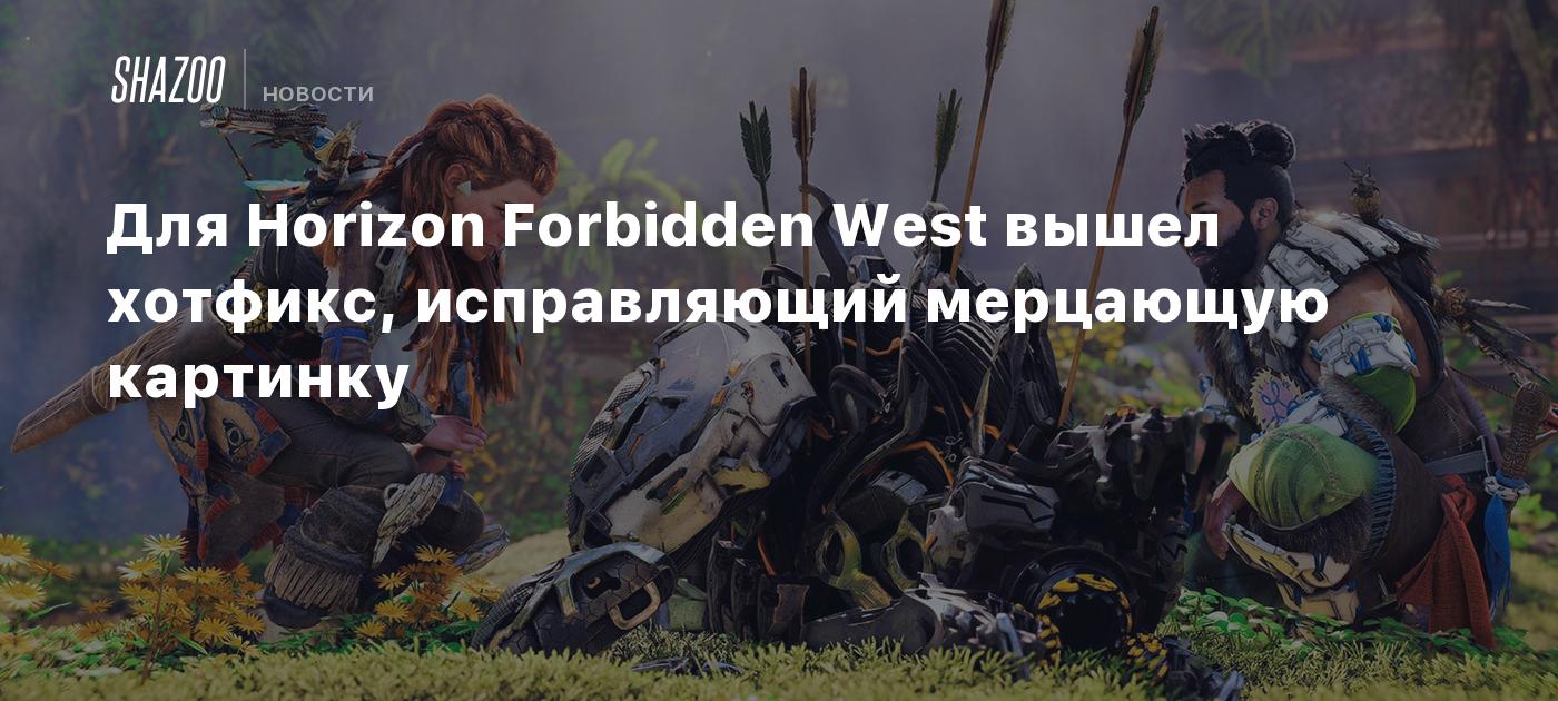 Для Horizon Forbidden West вышел хотфикс, исправляющий мерцающую картинку -  Shazoo