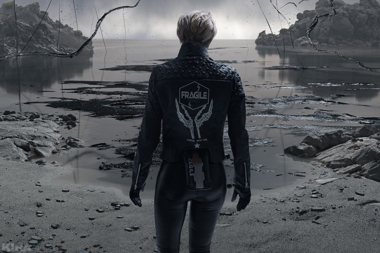 Fragile death stranding art