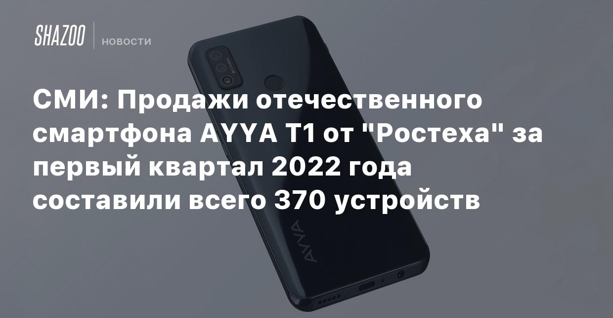 СМИ: Продажи отечественного смартфона AYYA T1 от 