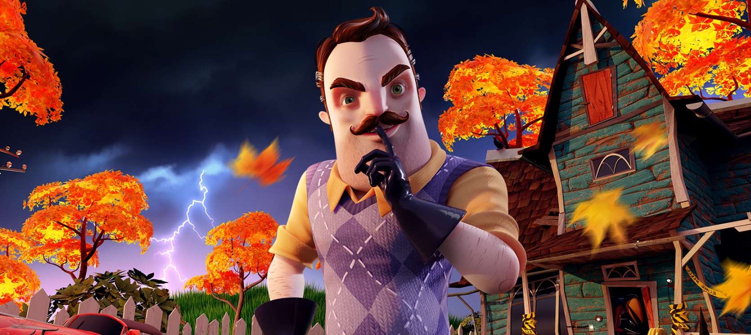 Новогодний hello neighbor