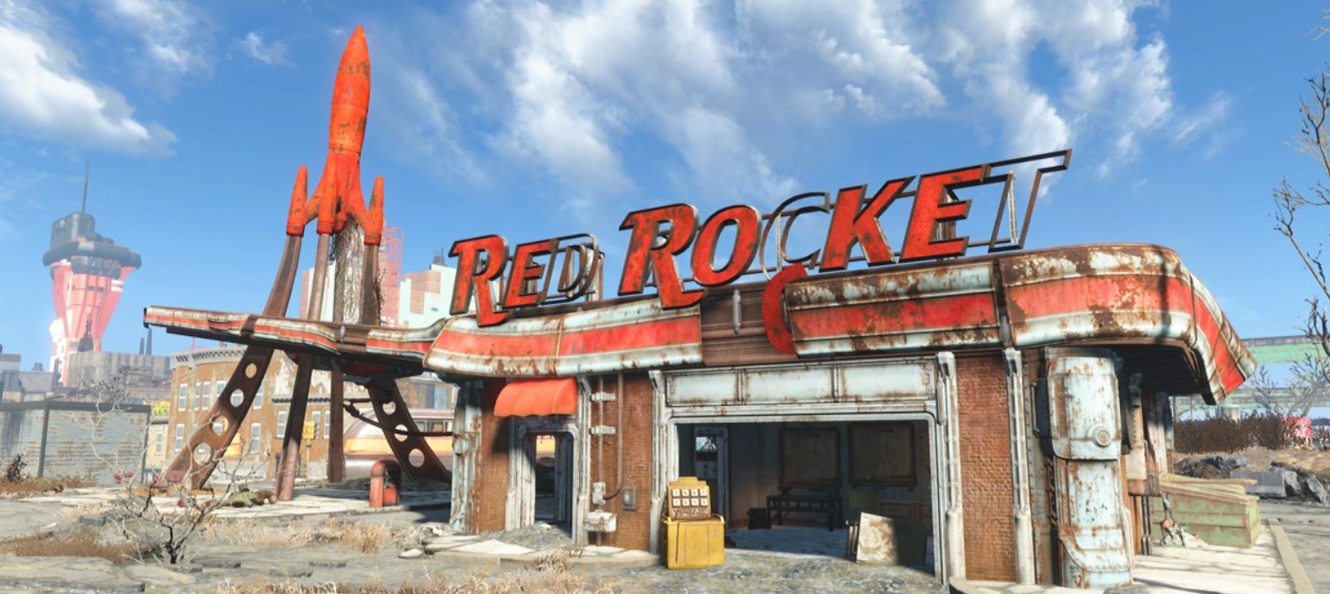 Fallout 4 red rocket tv фото 117