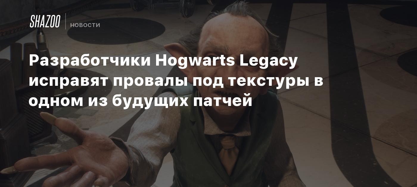 Разработчики Hogwarts Legacy исправят провалы под текстуры в одном из  будущих патчей - Shazoo